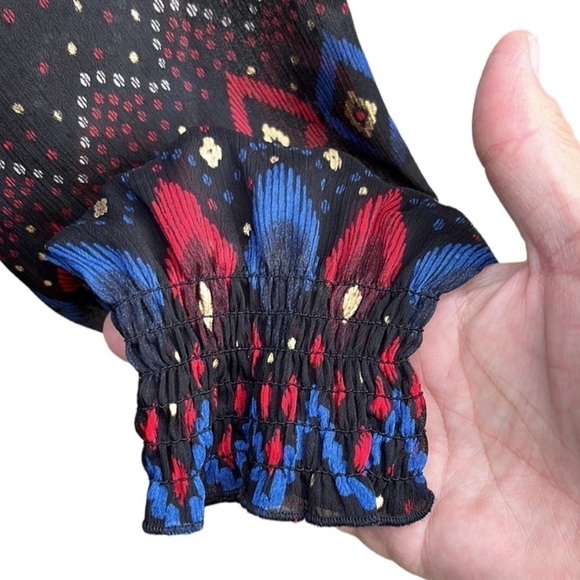 Like New Anthro / & Other Stories Ikat Print Dress - Picture 8 of 10